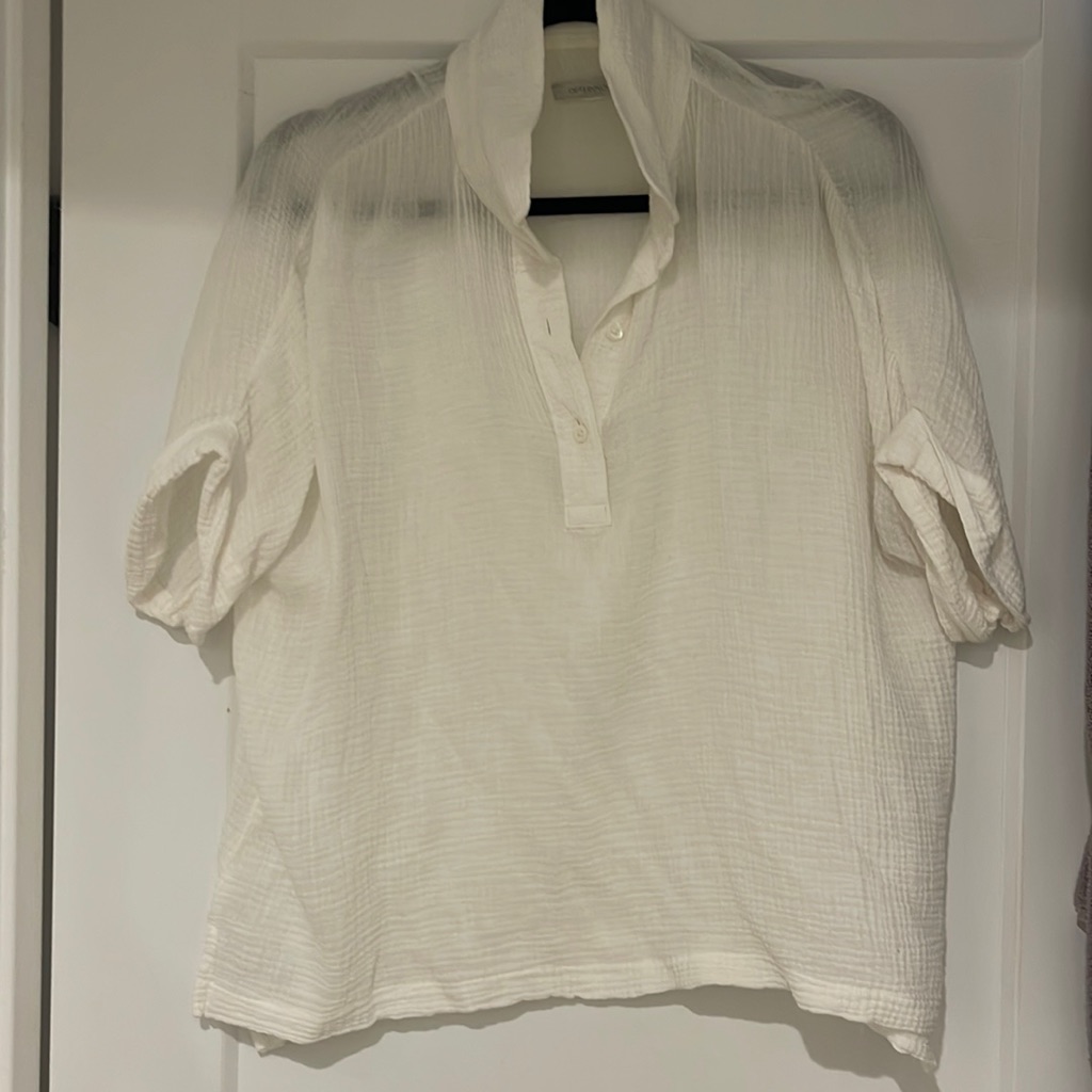 Outerknown Linen Button Down Tee